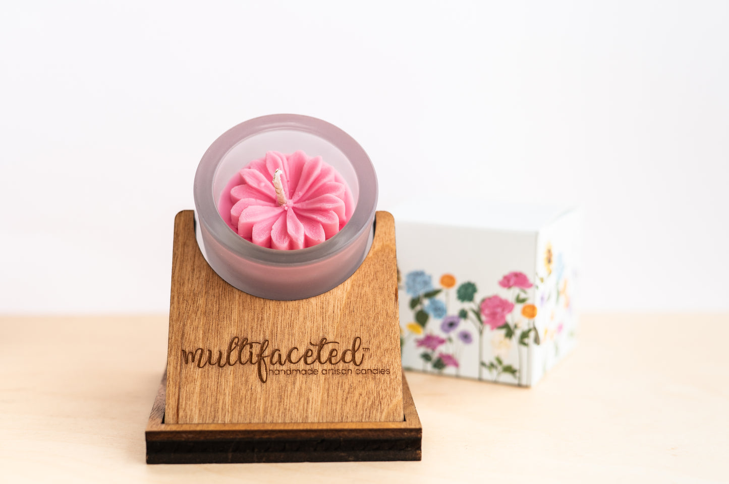 Bitterroot Flower Candle - Eco-Friendly