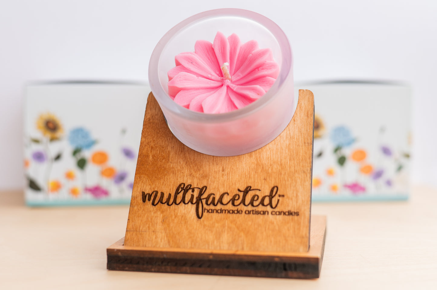 Bitterroot Flower Candle - Eco-Friendly