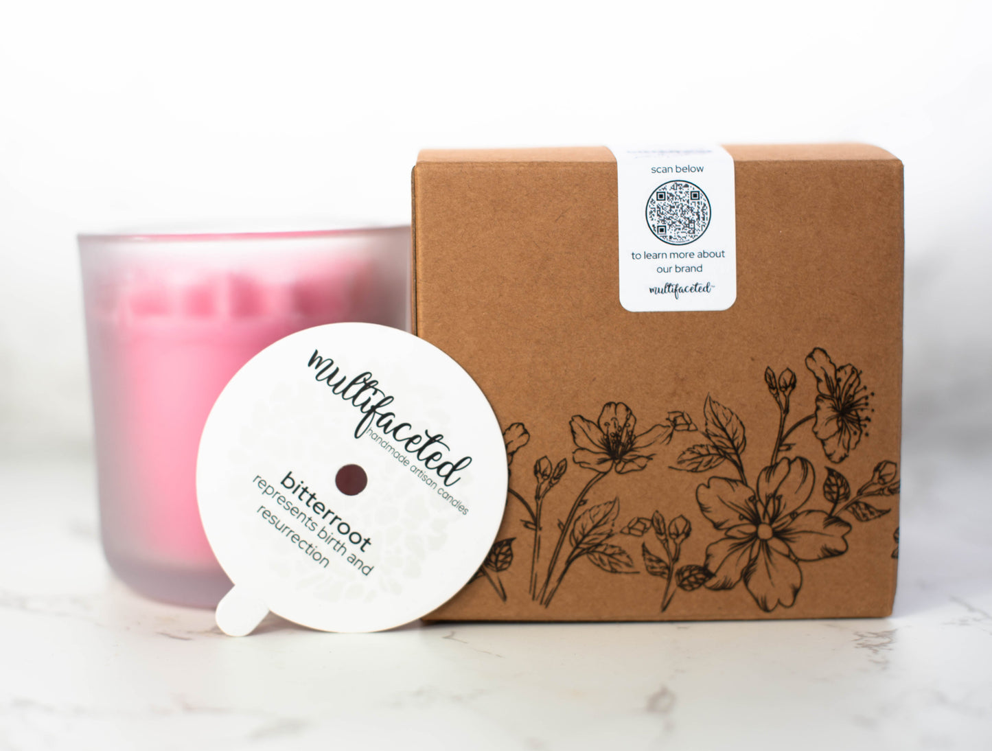 Brown Box Sale! Hibiscus Flower Candle
