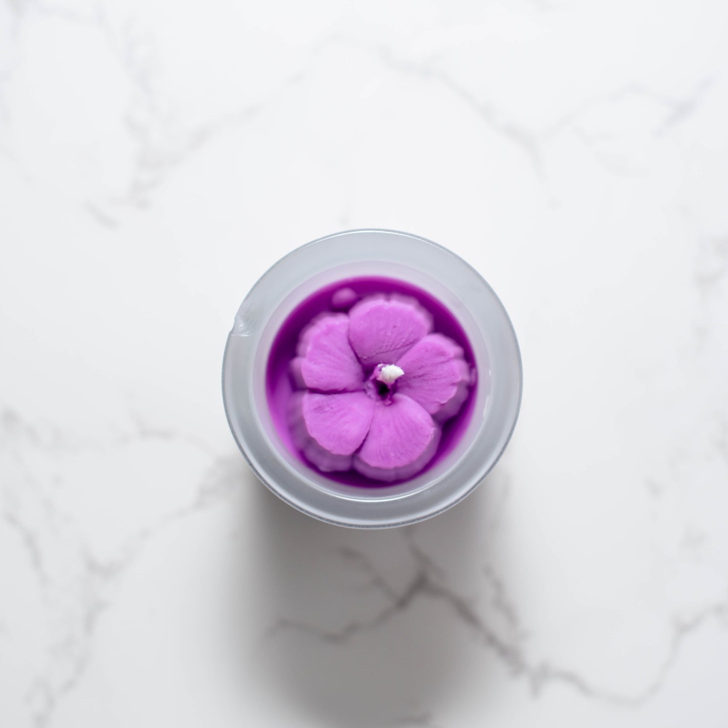 Hibiscus Flower Candle