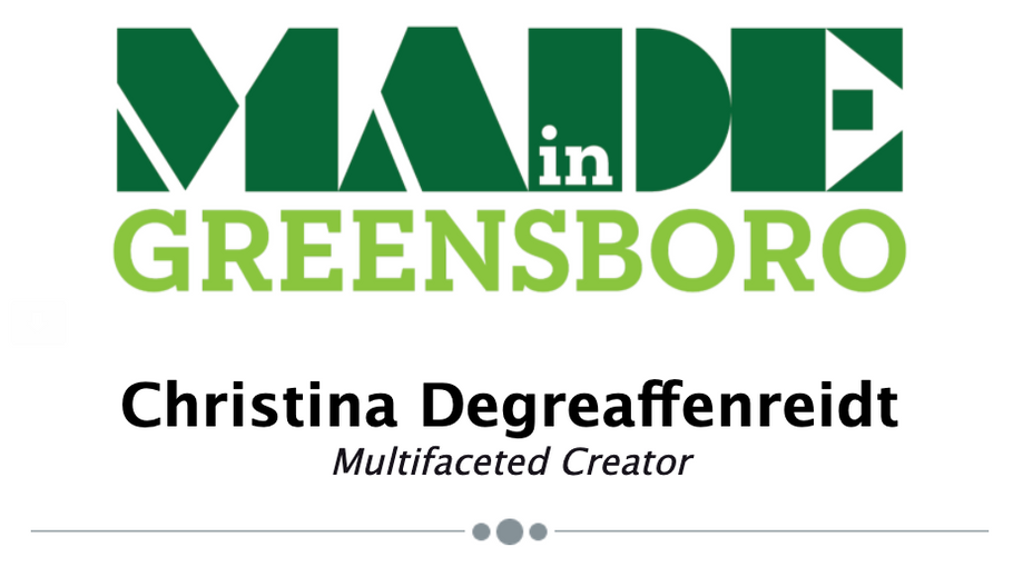 We're Featured with Made in Greensboro!!