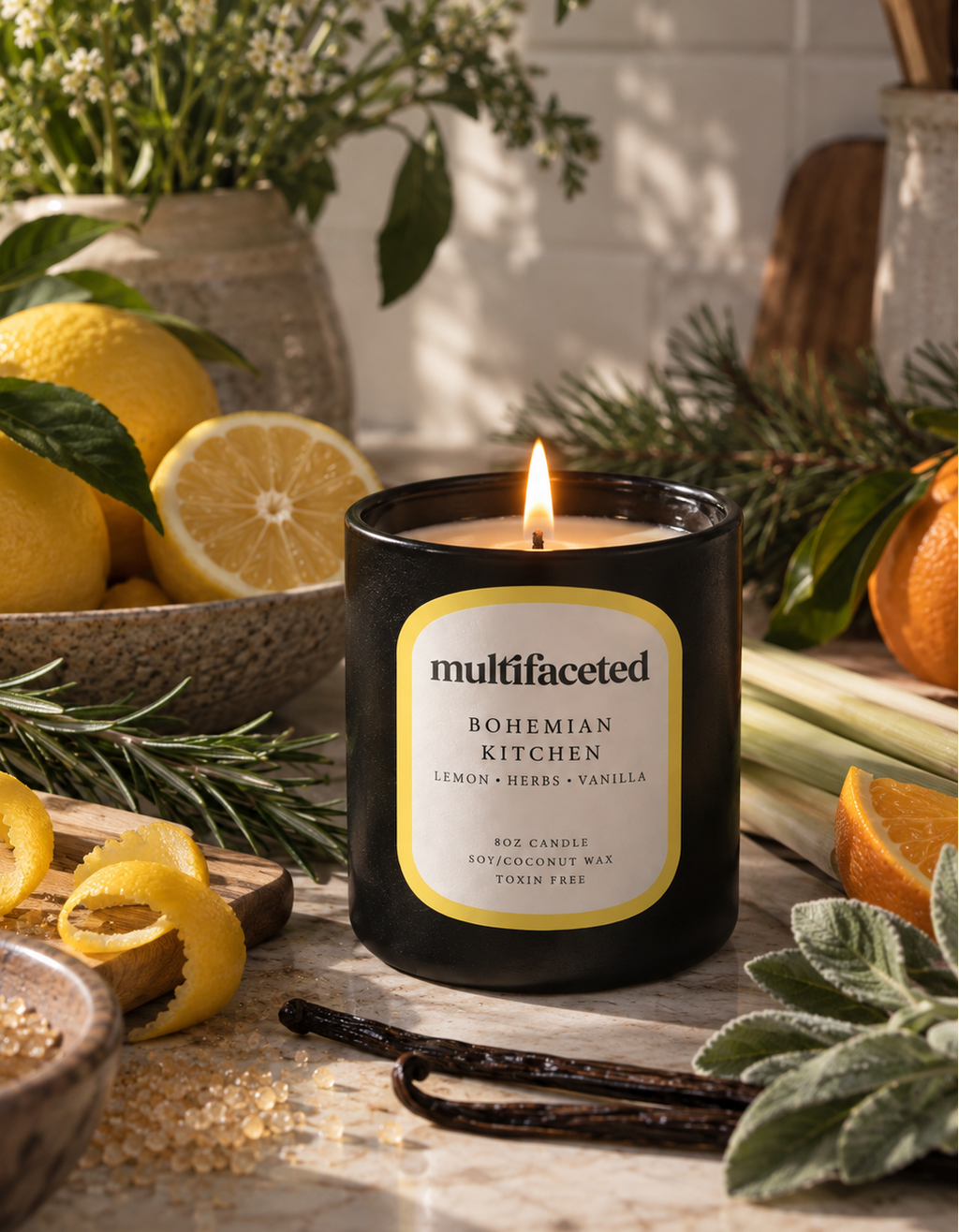 Bohemian Kitchen Candle