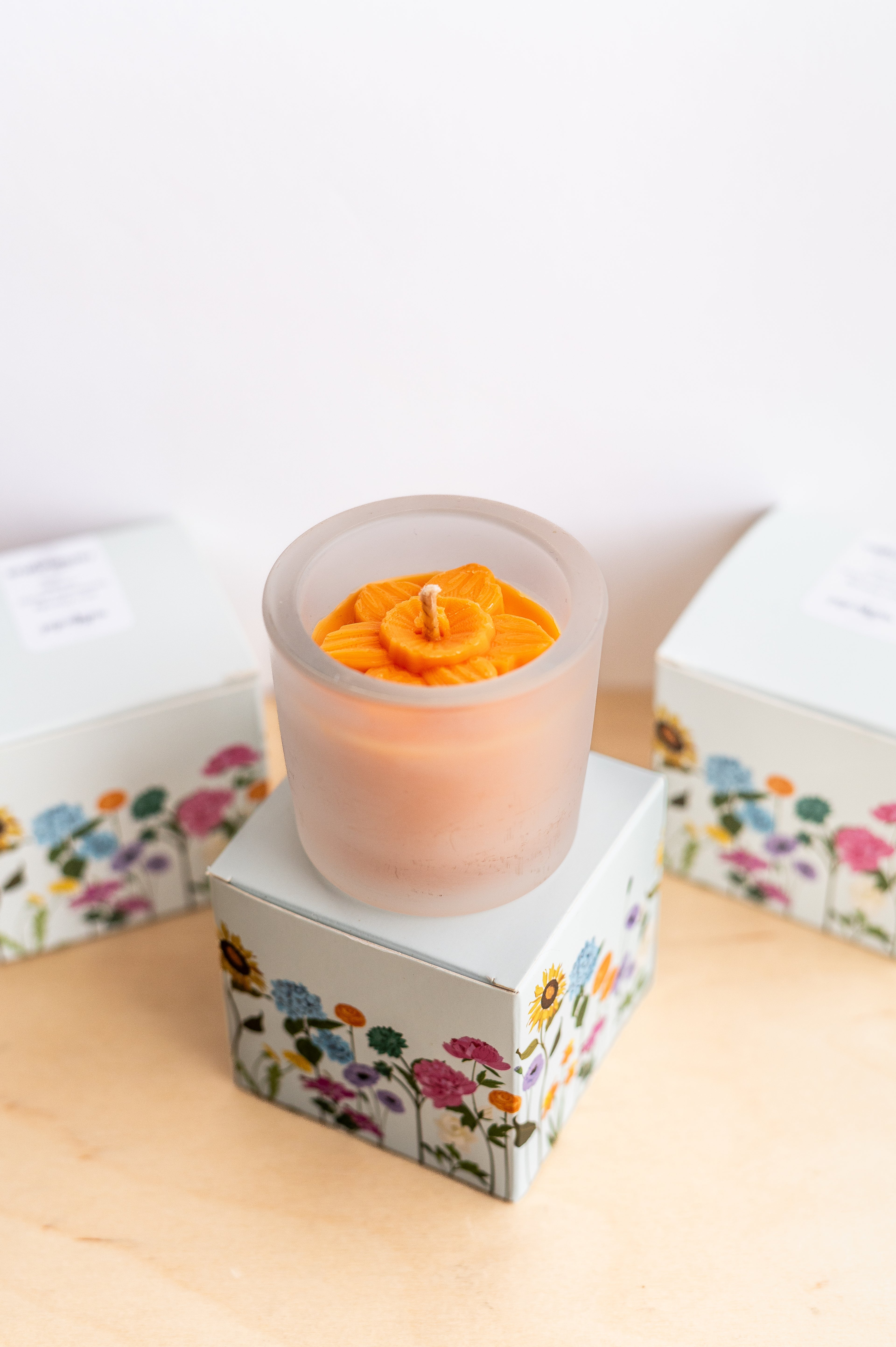 Daffodil Flower Candle