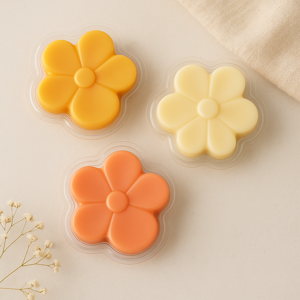 Flower-Shaped Wax Tart