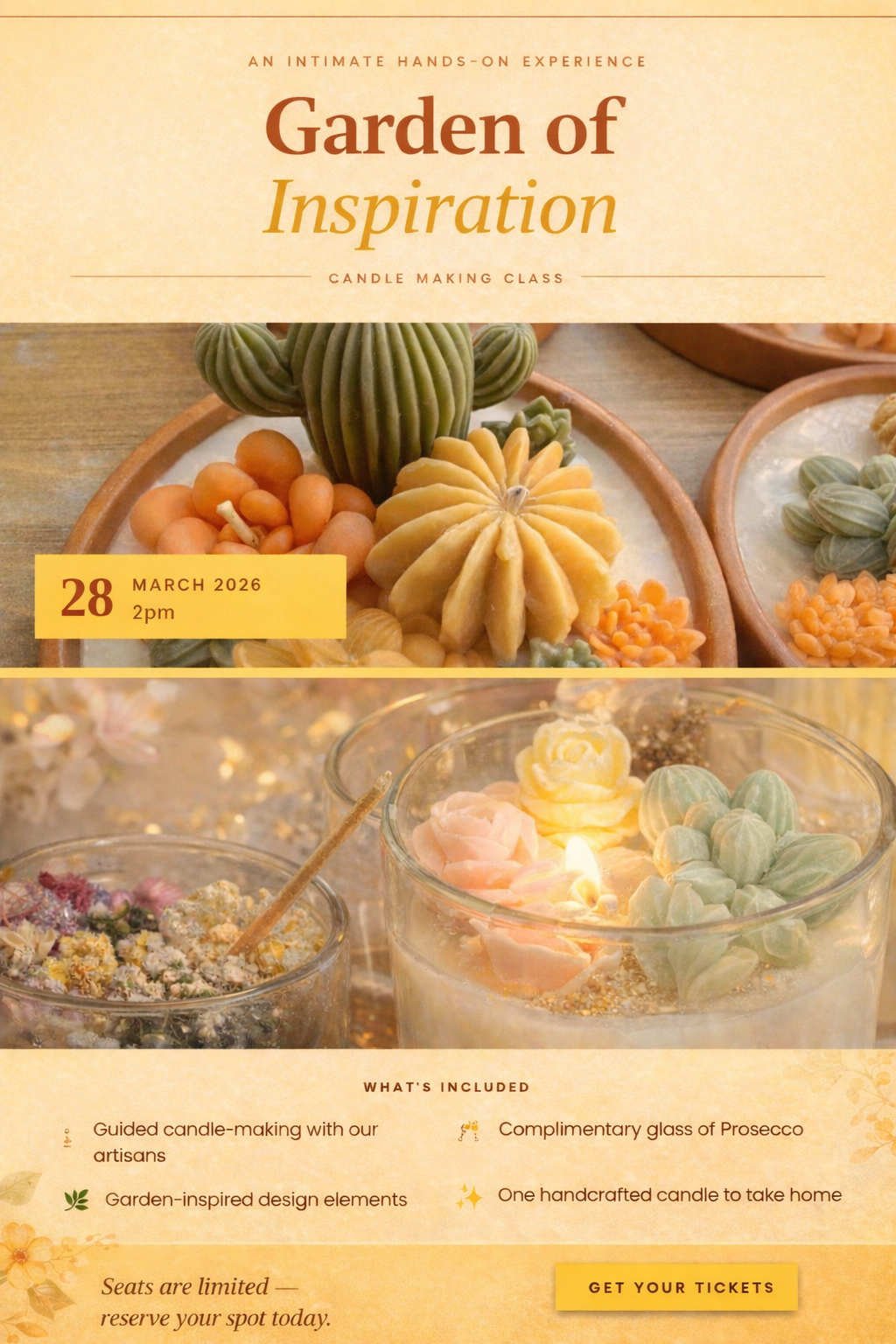 March Candle Making Class