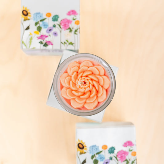 Ranunculus Flower Candle