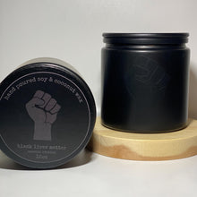 Load image into Gallery viewer, Black Lives Matter Awareness Candle - Eco-Friendly 12 oz.
