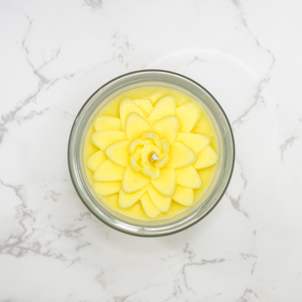 Water Lily Flower Candle