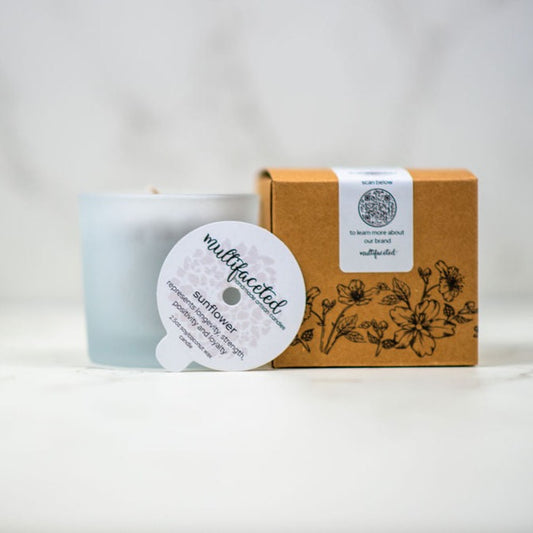 Brown Box Sale! Sunflower Flower Candle