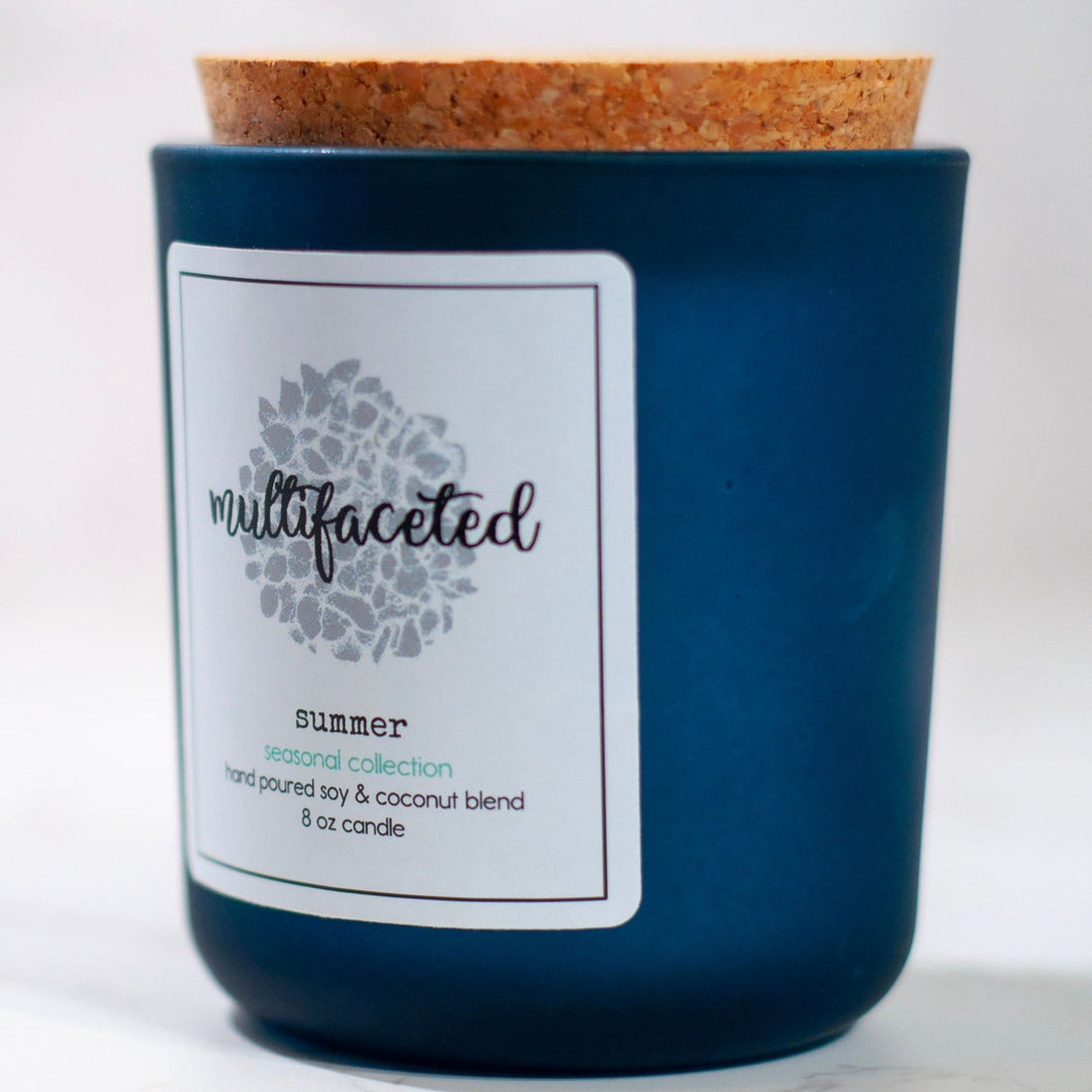 Summer Scent Candle - Eco-Friendly 8 oz.